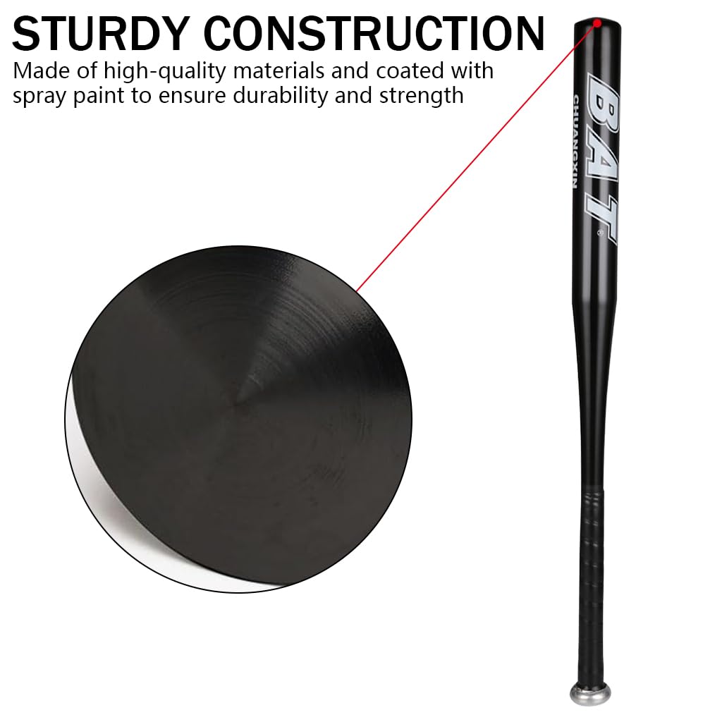 Optifit Baseball Bat for Players Age 12 and Above with Dual Zone Grip and 34 in Alloy Steel | Lightweight 22 oz Design