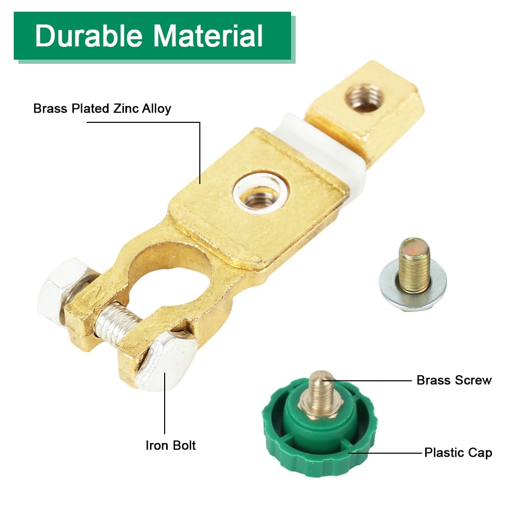STHIRA Car Battery Cut Off Switch for 12V Vehicles with 0.59–0.67in Top Post | Power Control & Anti Theft