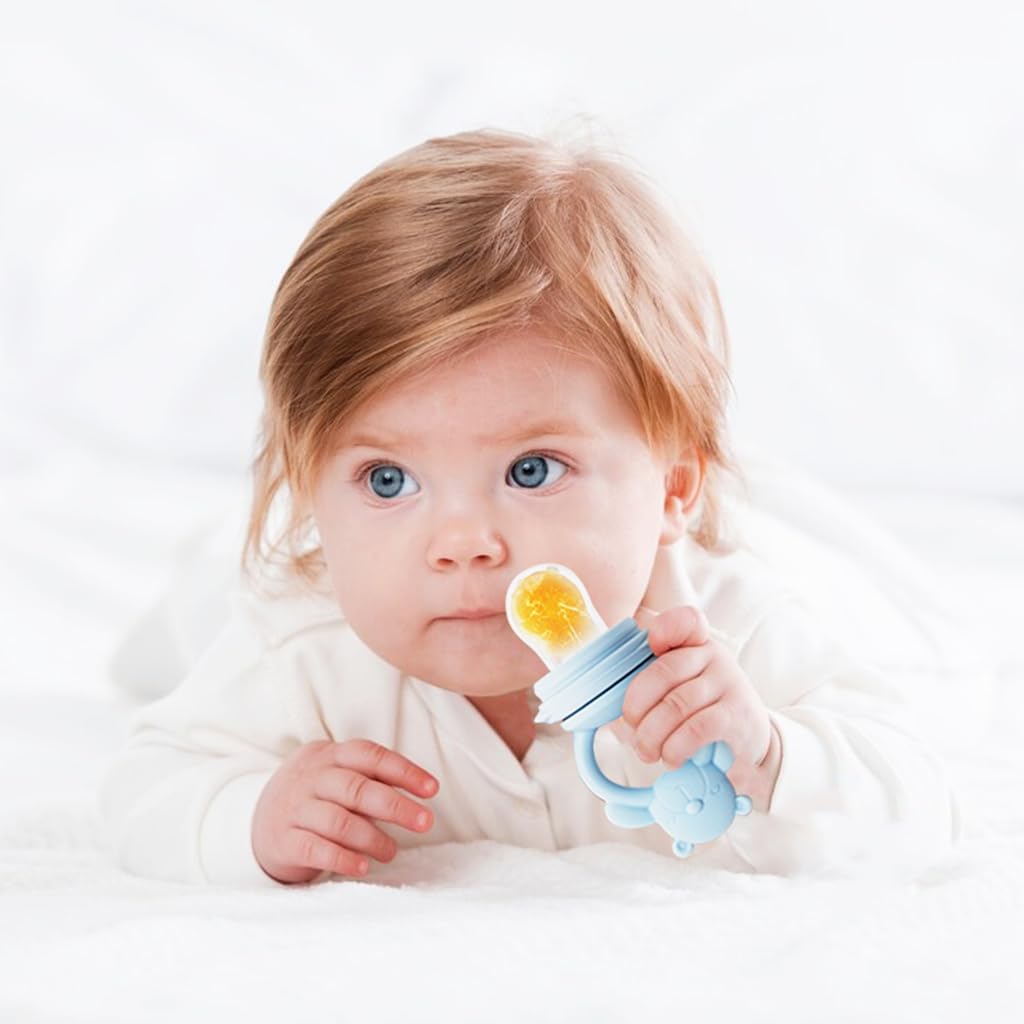 SNOWIE SOFT Silicone Pacifier Set for Baby Feeding with Ice Cube Tray | BPA Free Teether