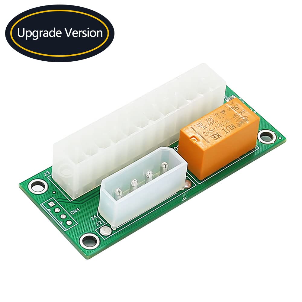 ELEPHANTBOAT Dual Power Supply Connector for Bitcoin Mining with 4 Pin and 24 Pin LED Board | Synchronous PSU Expansion