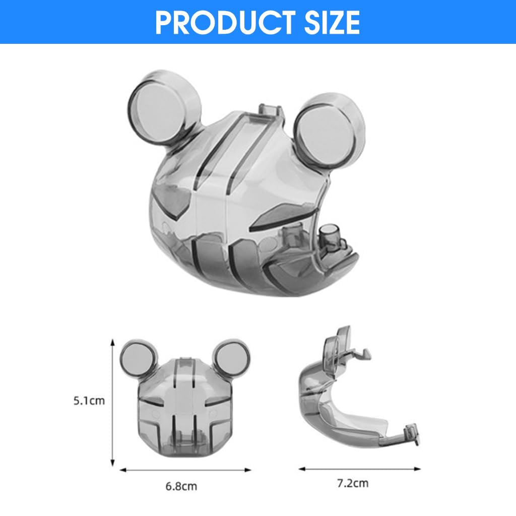 ZORBES Gimbal Cover Lens Protector for DJI Mini 3 Pro with One Second Snap On | ABS Shield