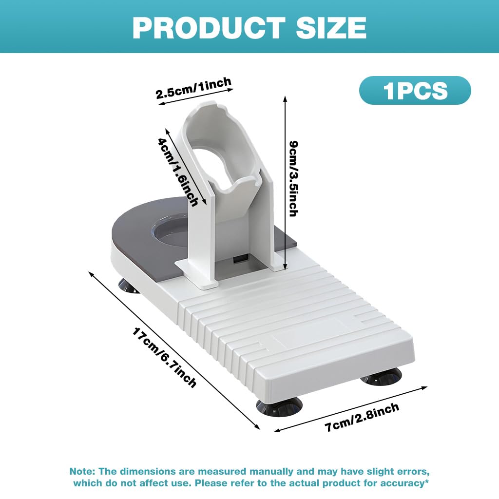 Serplex Hot Glue Gun Bracket for Crafting with Drip Tray and Suction Cup Base 6.69x2.95 in