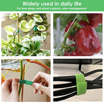 ELEPHANTBOAT® 10 Pcs Plant Ties Strap,Reusable Plants Supports for Effective Growing,Multi Use Garden Tape for Tomato Plant Support,Tree Ties,Cable Organizer,Ties,1m roll
