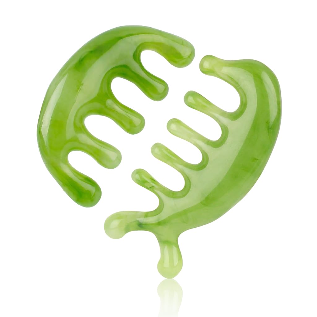 MAYCREATE Massage Combs for Scalp Care and Relaxation featuring Multi Nubs Resin Design | 2pcs