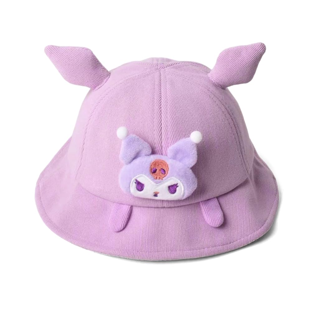 SNOWIE SOFT Toddlers Bucket Hat for Girls featuring Kuromi design and 48–50cm fit | breathable sun protection for outdoor play