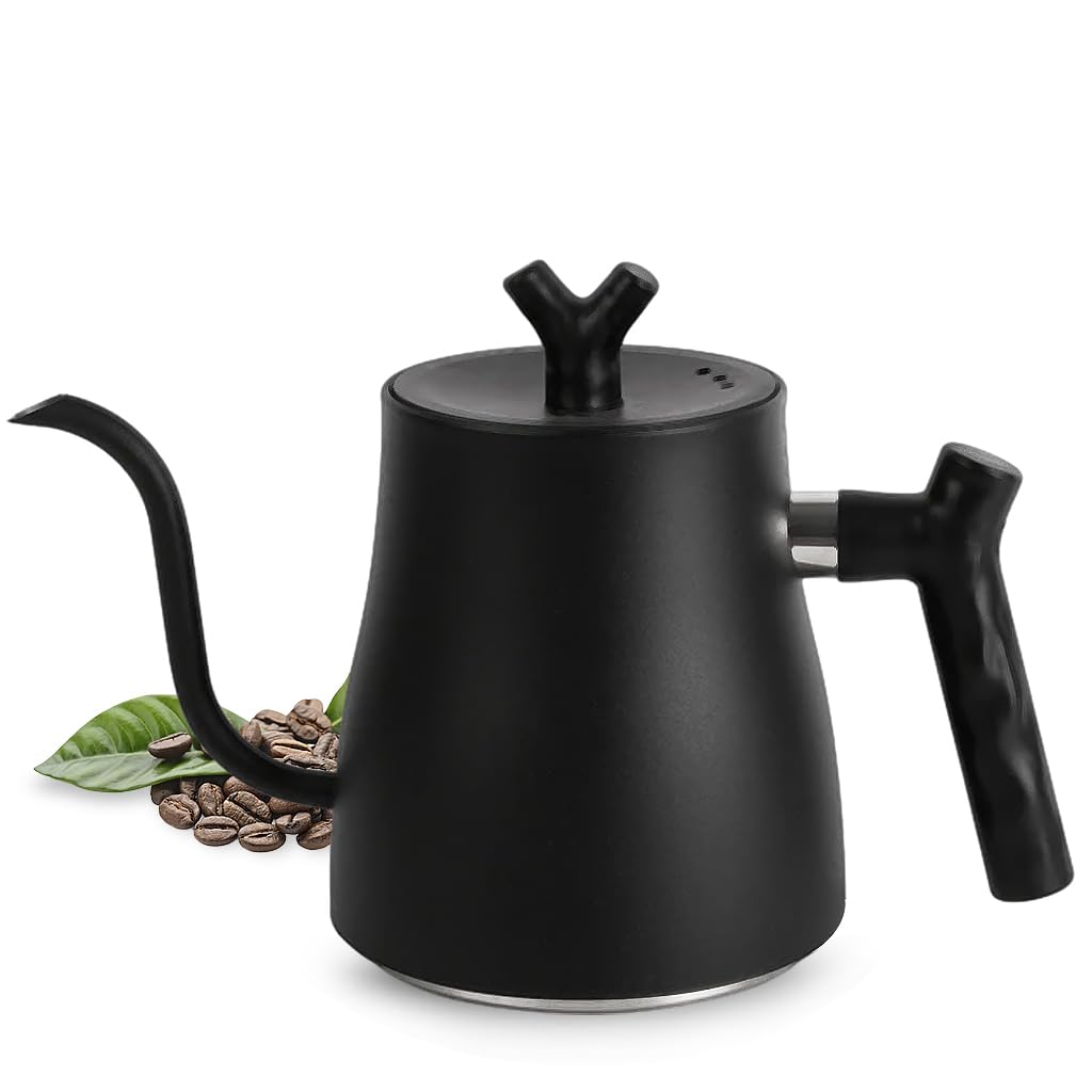 Supvox® Pour Over Coffee Kettle Gooseneck Kettle for Coffee Tea with Premium 304 Stainless Steel Bottom Coffee Maker Tea Pot Update Triple Layered Base for All Stovetops 50 floz/1500ml