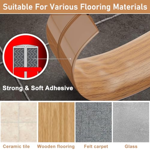 HASTHIP® 6.6FT Floor Cord Cover Self Adhesive Hider Cable Management Electric Cuttable Protector Sleeve PVC Rubber Power 2 PCS