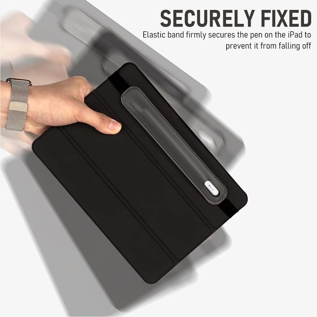 Zeitel Apple Pencil Cover with Elastic Band for iPad Pro 9.7 10.5 12.9 in | PU Leather Sleeve