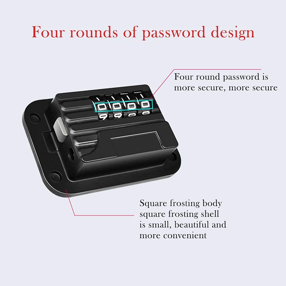 STHIRA Refrigerator Lock for Baby Safety with Password Design and Strong Adhesive | Multi-Colour