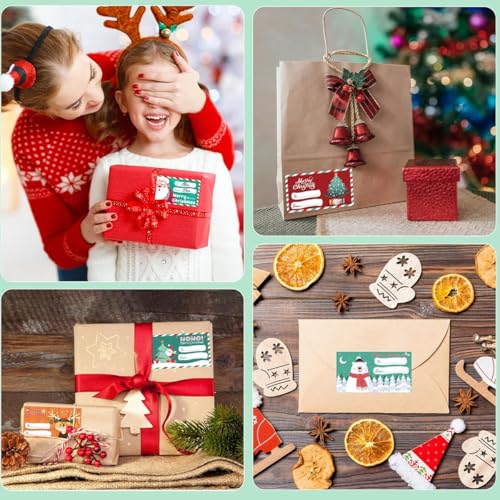 HASTHIP 500 PCS Christmas Gift Tags