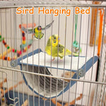 Qpets® Bird Nest for Cage, Hanging Bird Nest Warm Bird Hammock, Cage Bird Nest Small Pet Bed for Parakeet Budgies Cockatiels Lovebird Cockatoo Finch Hamster Chinchilla Guinea Pig