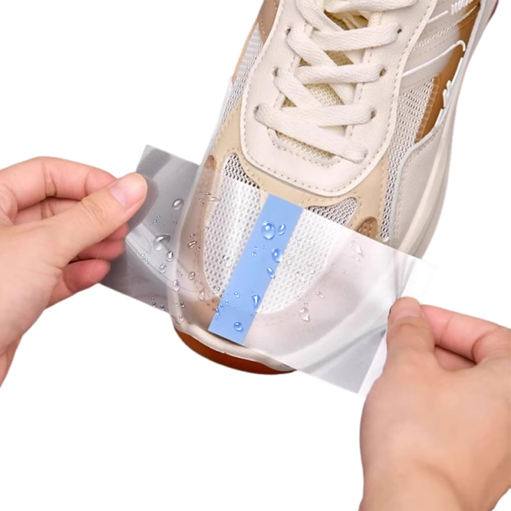 ZIBUYU Toe Box Protector Film for Sneakers with Peel and Stick Design 30 Count 13x6cm