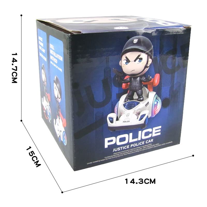 PATPAT Musical Toy Car for Kids with Lights and Sounds featuring 360° Rotating Stunt | Fun Gift