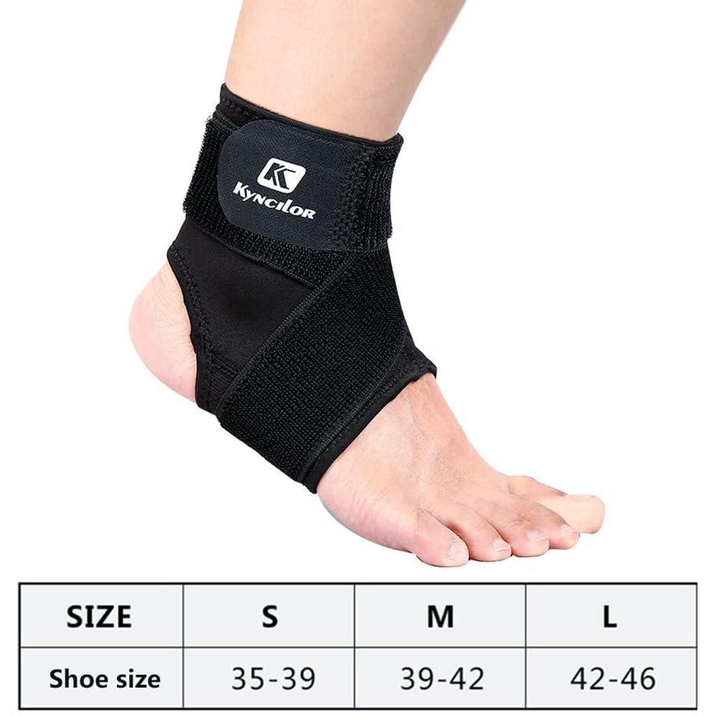 Proberos® Ankle Brace, Ankle Support for Pain Relief, Adjustable Compression Ankle Support Men & Women, Strong Ankle Brace Sports Protection, Premium Ankle Support Compression Brace, Size L