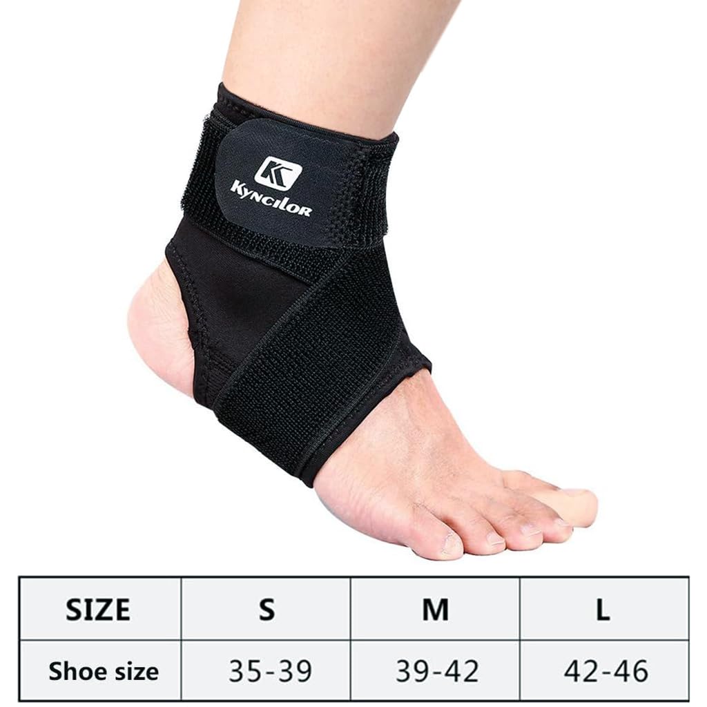 PROBEROS Ankle Compression Brace for Injury Prevention with Adjustable Support Strap | Breathable Pain Relief for Men and Women