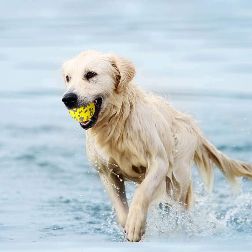 Qpets Dog Ball for Interactive Play with 3 inch Size and Eco Friendly E TPU Material | Waterproof and Easy to Clean
