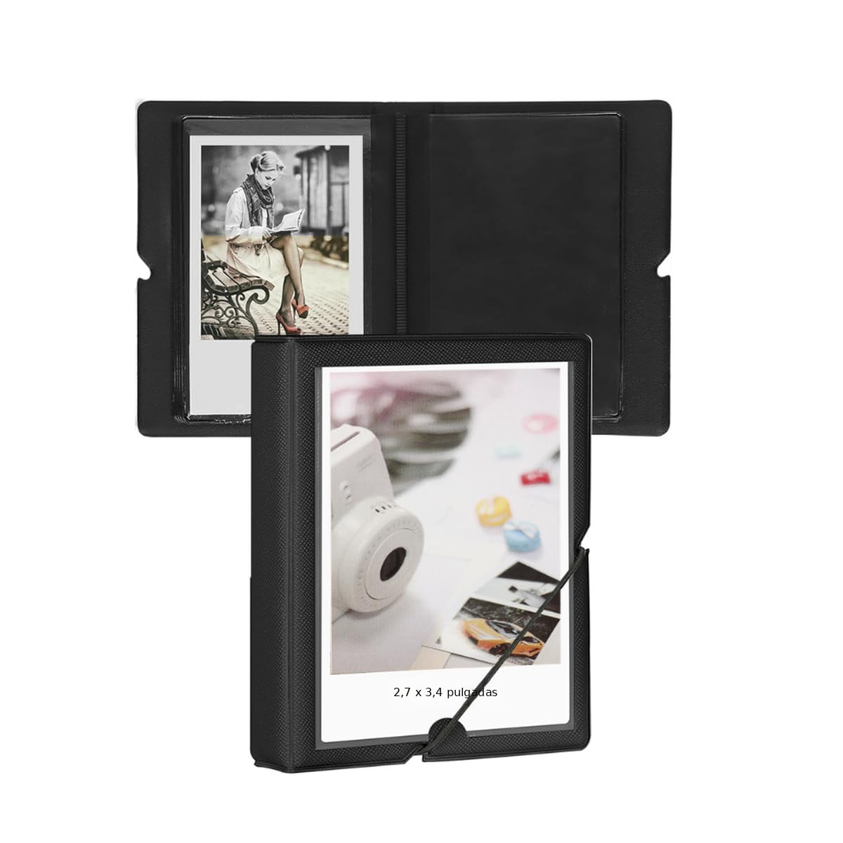 HASTHIP® Photo Album Binder, Photocard Binder for 3'' Instax Prints, F ...