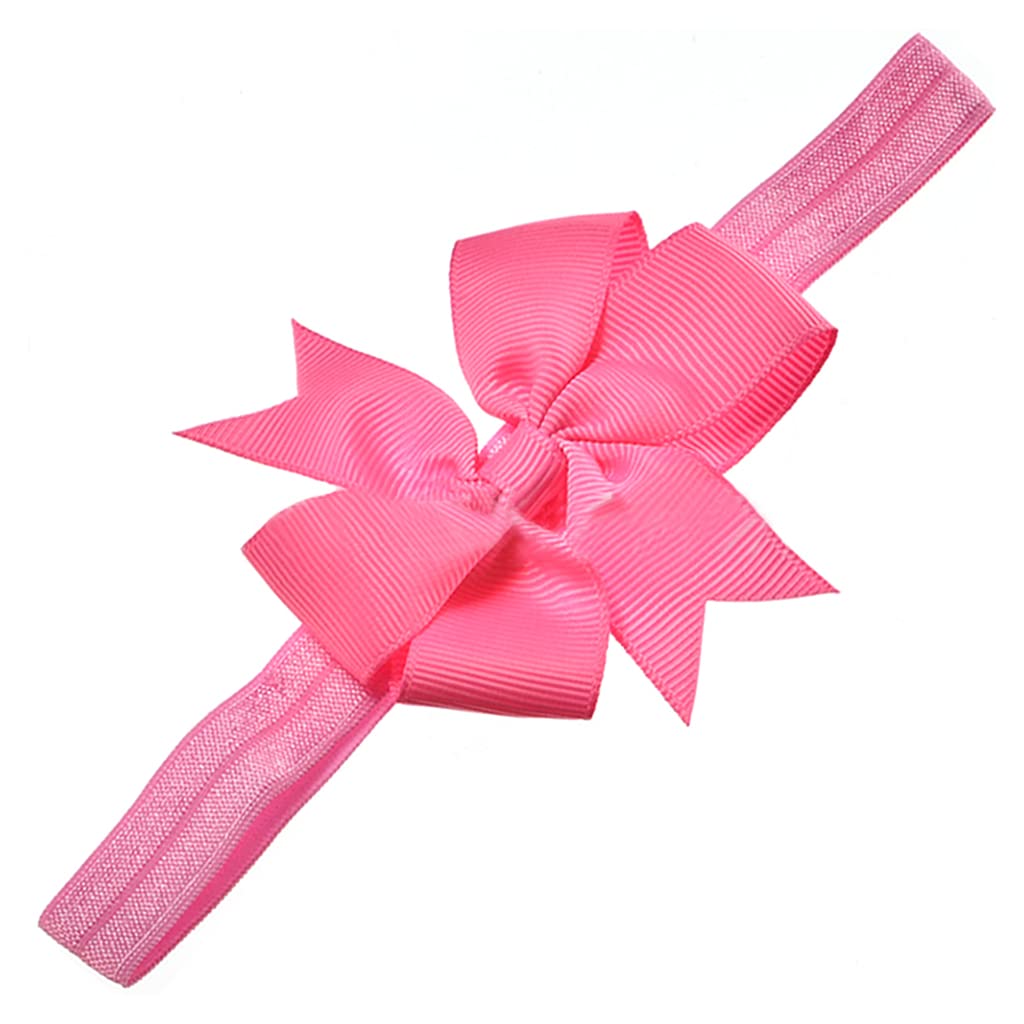 SANNIDHI Baby Hair Band Set for Girls with Satin Bowknot Elastic Design 20PCS Multicolor | Soft Secure Hold