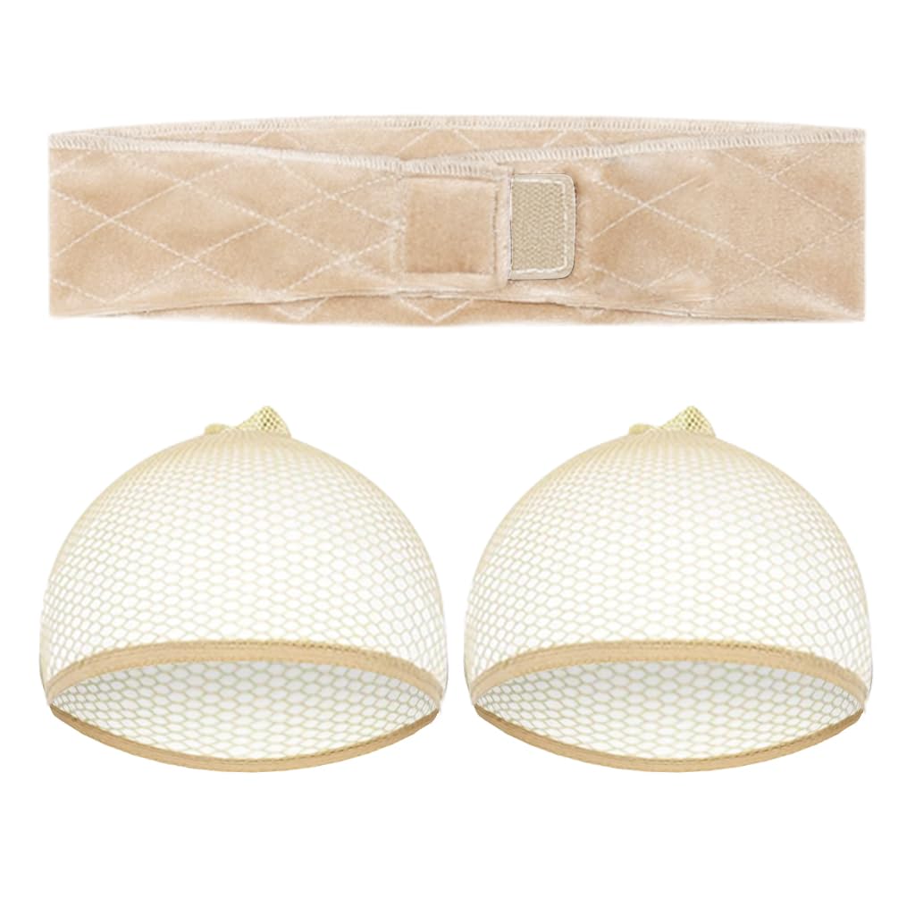 MAYCREATE Wig Grip Band for Securing Lace Front Wigs with Adjustable Velvet Material | Includes 1 Wig Grip and 2 Wig Caps
