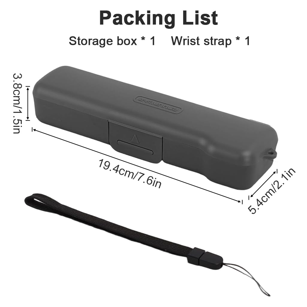 ZORBES Travel Waterproof Case for DJI Osmo Pocket 3 Accessories with 3 Filter Slots | Portable Shockproof Storage Bag