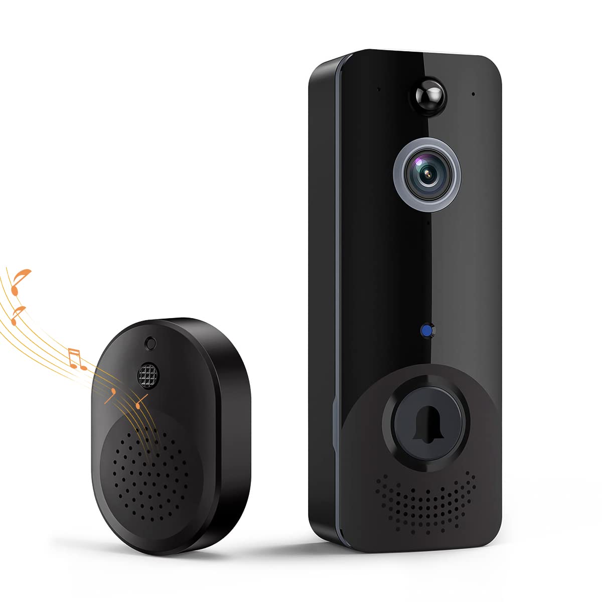 ZORBES Smart Video Door Bell for Home with 140° Motion Detection and 2-Way Audio | IP65 WiFi Security Camera