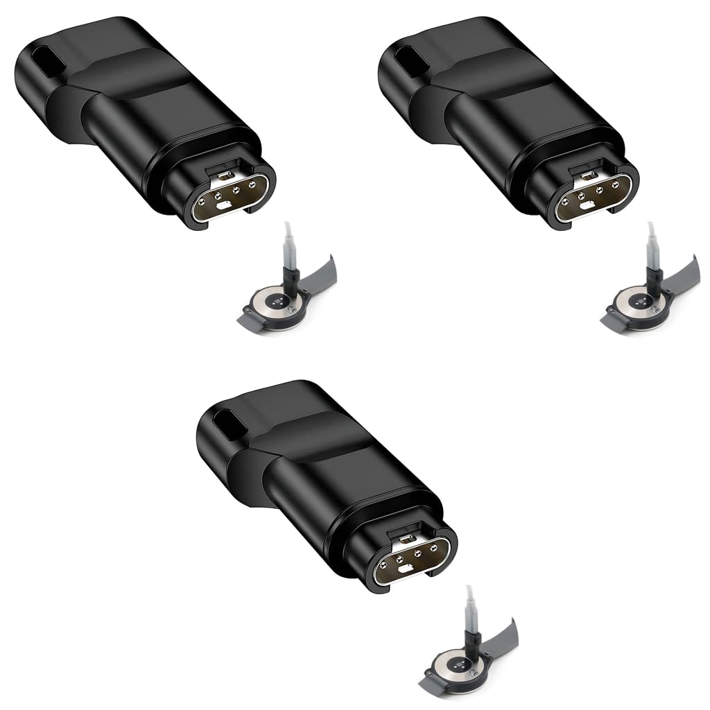 ZORBES® Watch Charger to Type C Adapter for Garmin Fenix 7 7S 7X 6 6S 6X 5 Plus 5X 5S Instinct 2 2S Tide Tactical Forerunner Vivomove and More 3 PCS