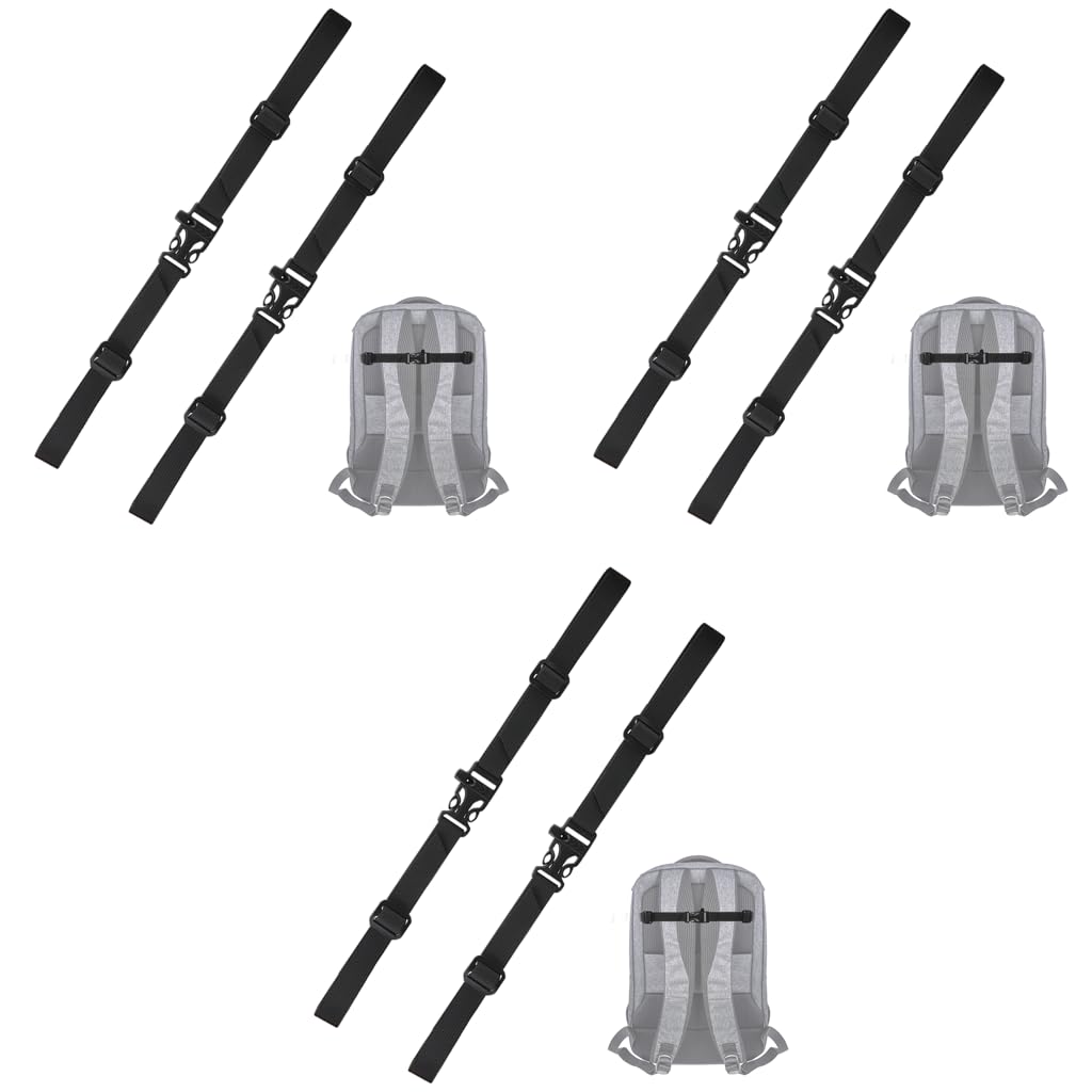 Proberos Backpack Chest Strap Buckle for Camping Travel with Quick Release | 3 PCS Red