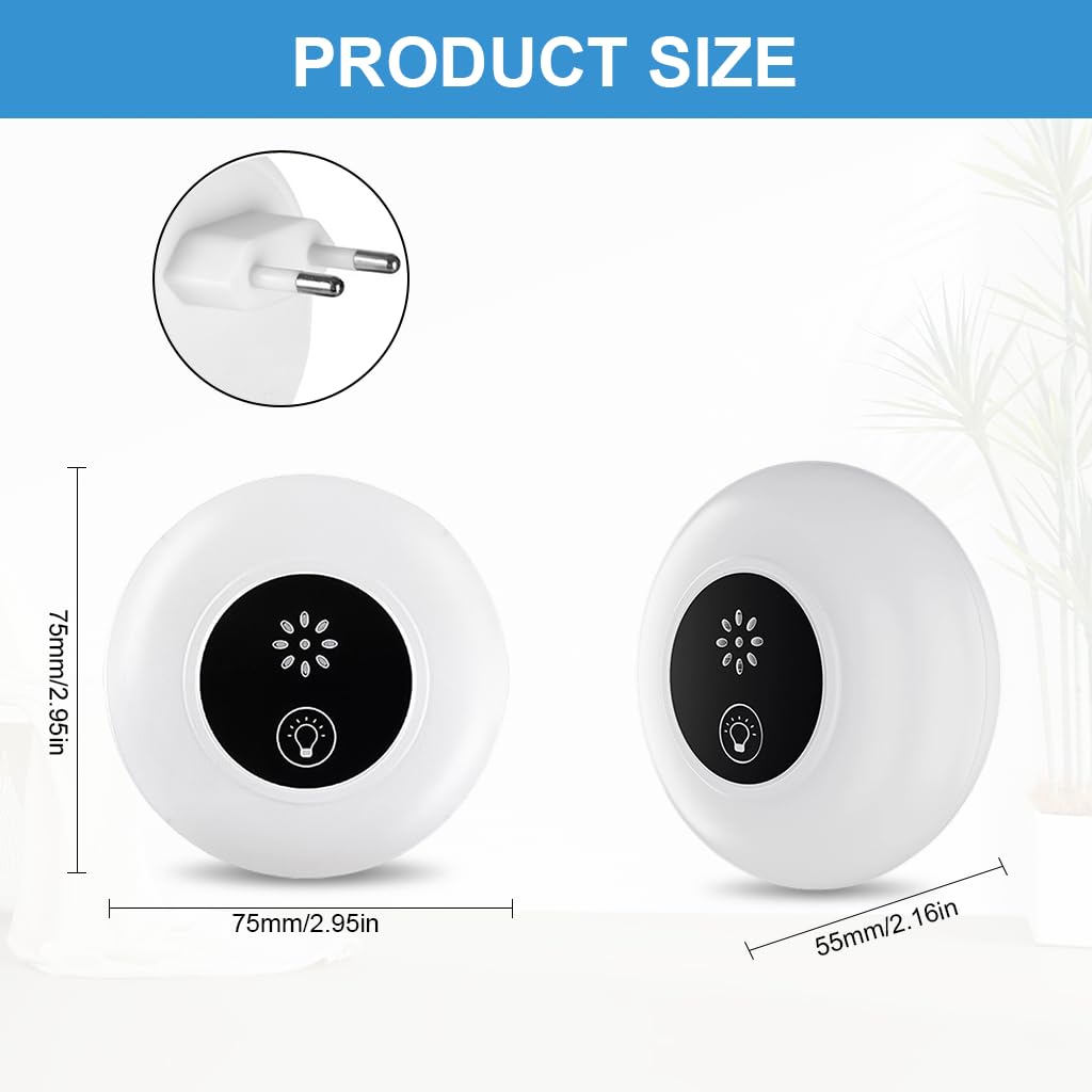 HASTHIP Ultrasonic Rat Repellent Devices for Indoor Pest Control with Dual Pack 2065kHz | Safe Plug-in Protection