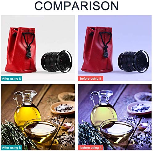 HASTHIP Gray White Balance Card for Photography with 30x30cm Double Sided 18% Grey Board | Portable Foldable Reference for Canon Nikon Sony