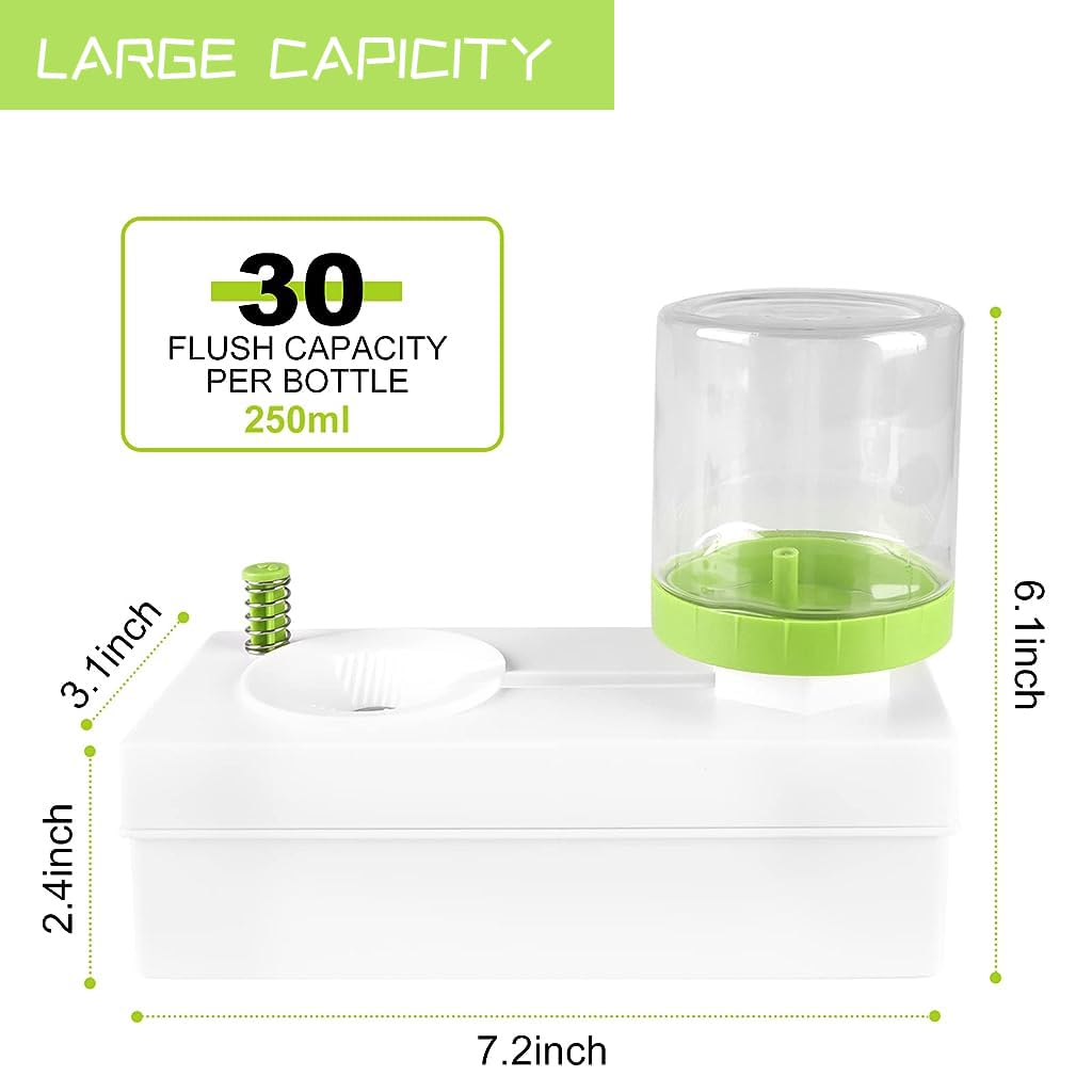 HASTHIP Paint Brush Cleaner for Artists with 250 ml Water Tank and Flushing Button | Plastic Rinser