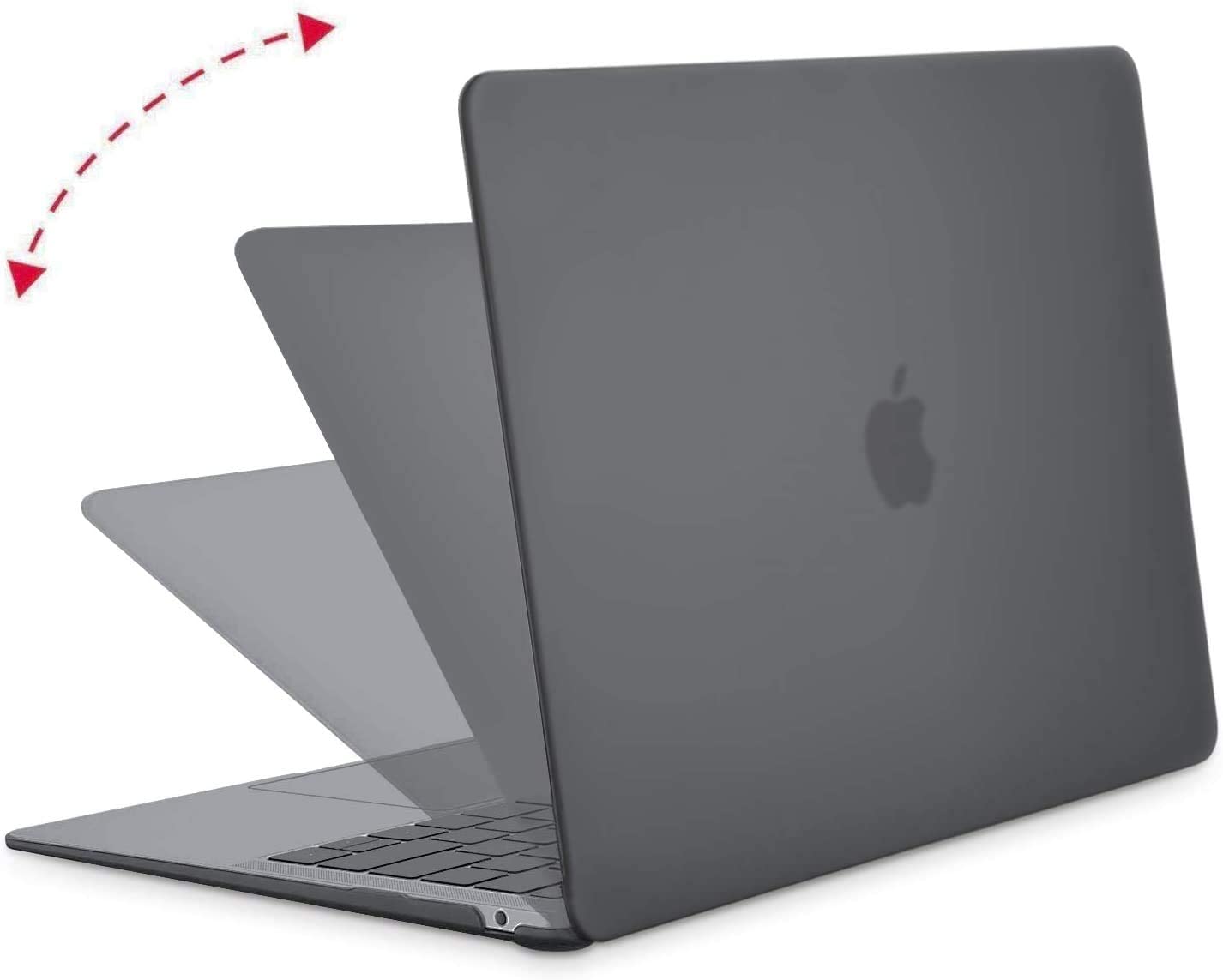 ZORBES Laptop Cover for 13.3 Inch MacBook Air featuring Hard Shell and Waterproof Skin | Scratch Resistant Black Case