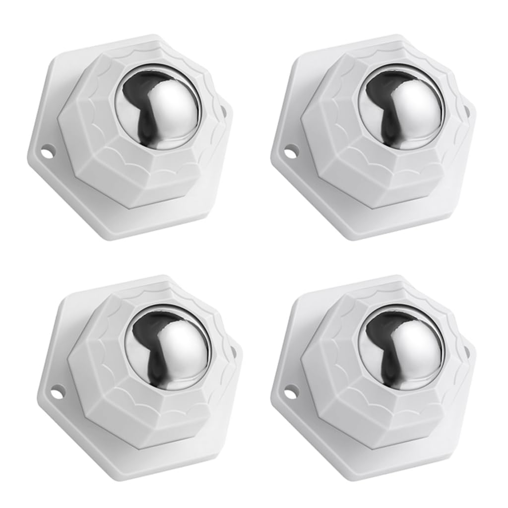 HASTHIP Caster Wheels for Furniture and Appliances featuring 360° Swivel 200kg Capacity | 4pcs Self Adhesive Design
