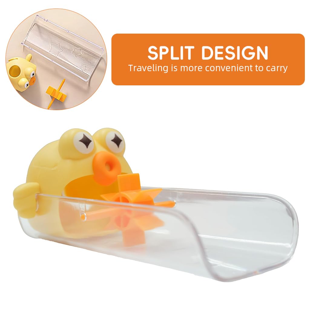 HASTHIP Kids Faucet Extender for Bathroom and Kitchen Sinks with Water Wheel | Splash Prevention and Easy Handwashing Aid