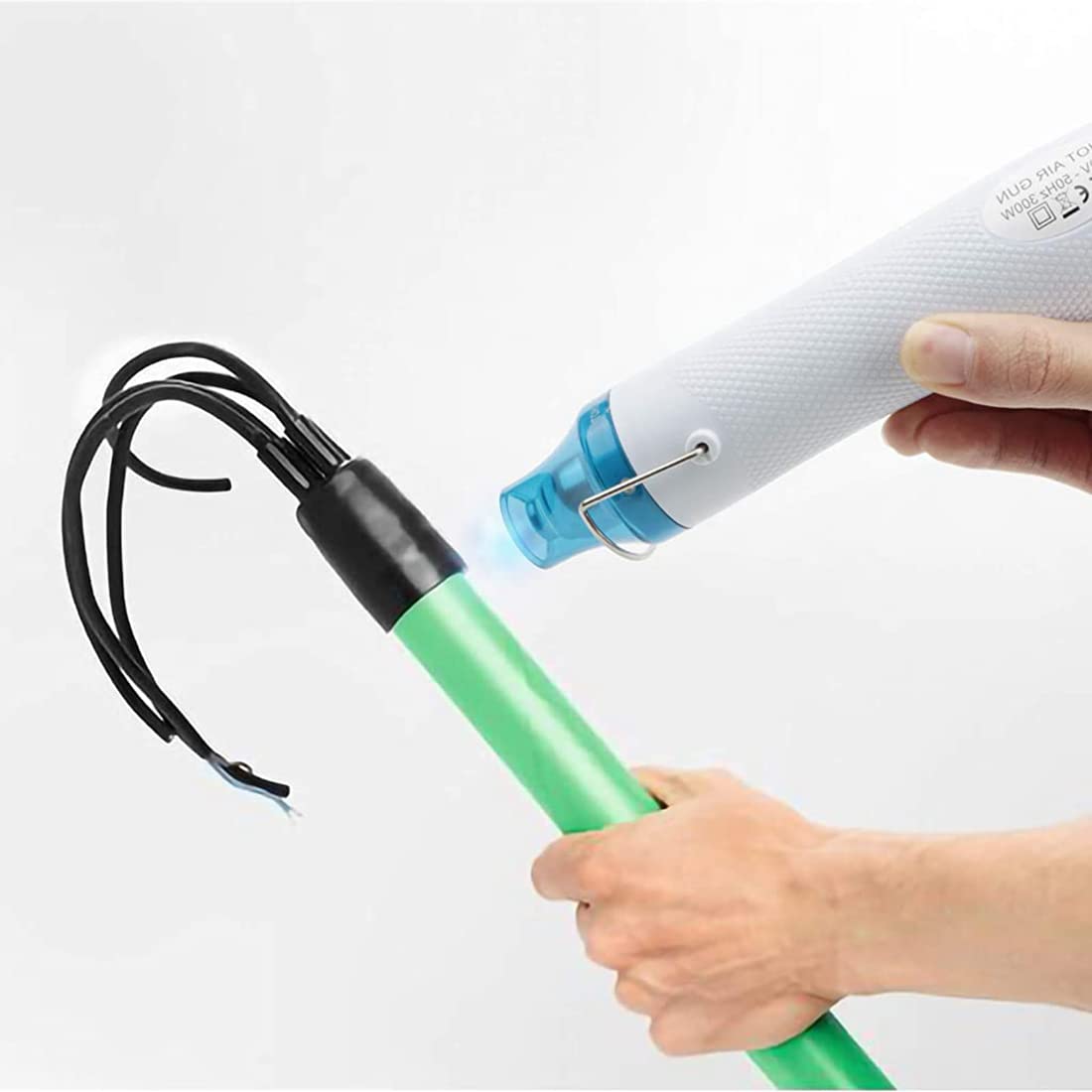 ZIBUYU Hot Air Gun for DIY Crafts with 300W Power and Dual Vent Design | ABS and Steel Build