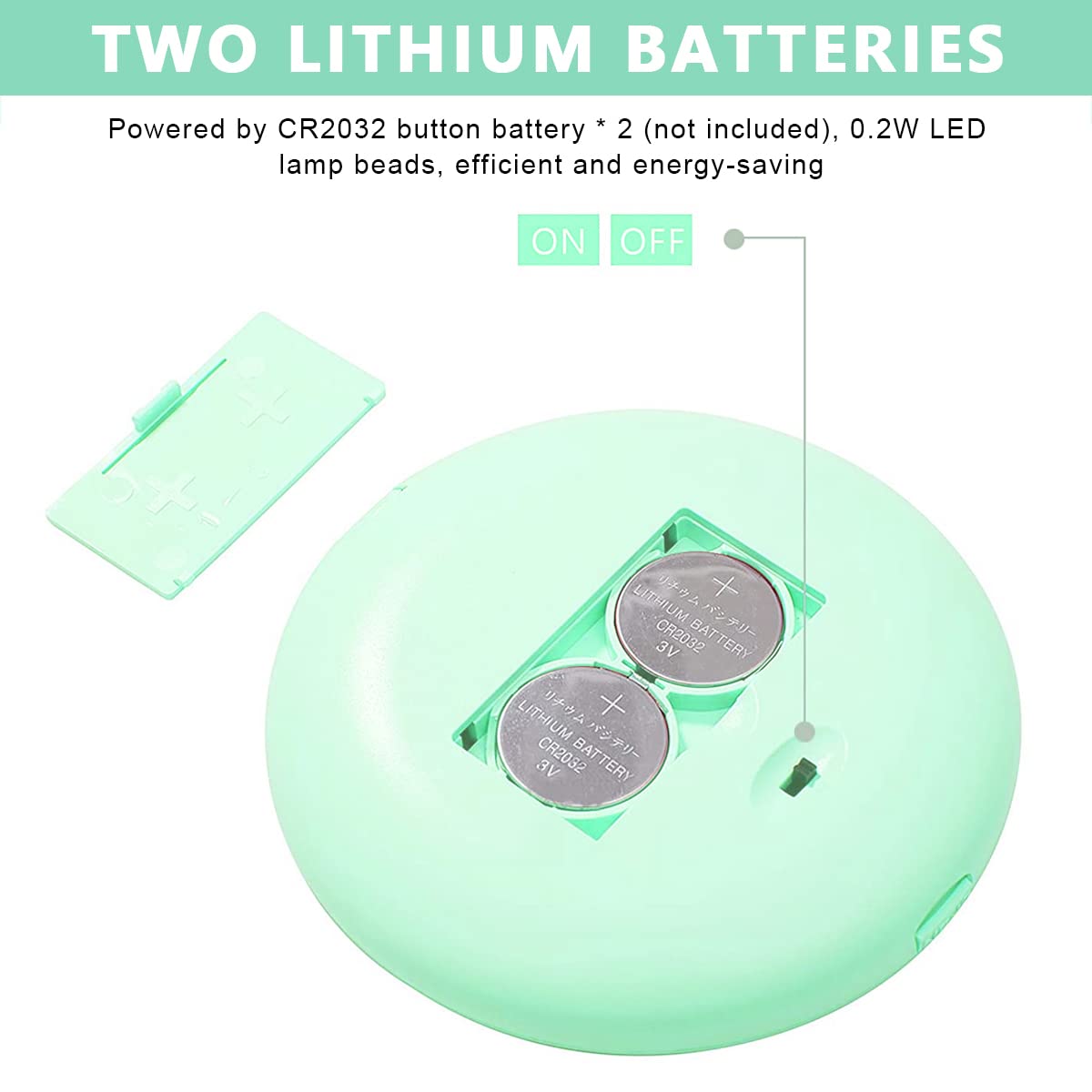 MAYCREATE Travel LED Mirror for Makeup with 10X Magnification 3.5 in Double Side Design