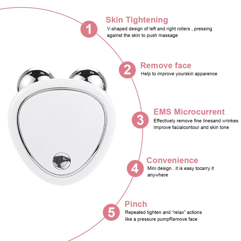 HANNEA® Anti Wrinkles Face Massager Face Lift Massager EMS Micro-current Tightening Massager Improve Essence Absorption Double Chin Tighten Facial Contour Prevent Wrinkles