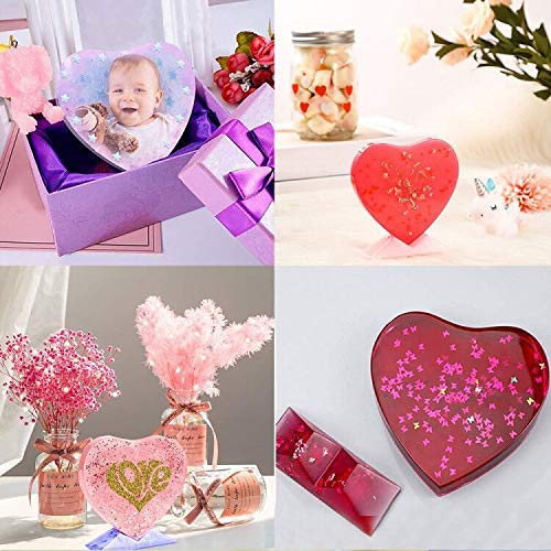 Venzina Photo Frame Moulds Set for DIY Craft with Bases 13x9 cm & 10x9.5 cm | Silicone Resin Casting Kit