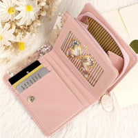 PALAY® Small Purse For Women Cute Cartoon Kitty MIni Wallet for Women Multi Compartment Card Coin Clutch Wallet Gift for Girls