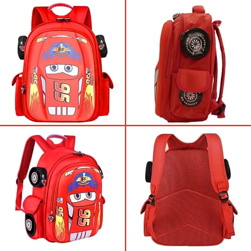 PALAY® FANCYKU Kids School Backpack Cartoon Backpack Kindergarten Primary Bookbag Boys Girls Backpack for School, Travel Backpack School Gift for Kids 5-7 Years Old