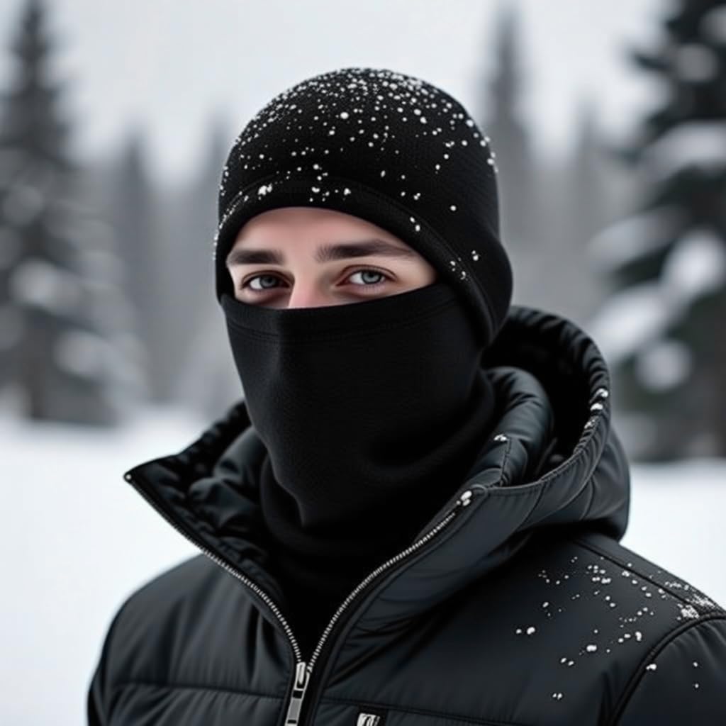 STHIRA Winter Balaclava Hat for Outdoor Sports with Soft Thermal Fleece | Unisex Warm Face and Neck Cover