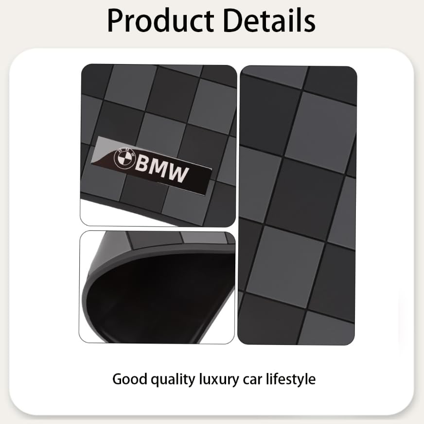 ZIBUYU Car Dashboard Anti Slip Mat for Secure Phone Placement with PVC Sticky Pad