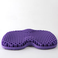 STHIRA® Car Seat Cushion for Chair, Gel Seat Cushion Breathable Gel Car Seat Cushion Hive Seat Cushion Seat Booster Pad Booster Cushion for Car Seat, Chair, All Season Use 3D Gel Cooling Seat Cushion Purple