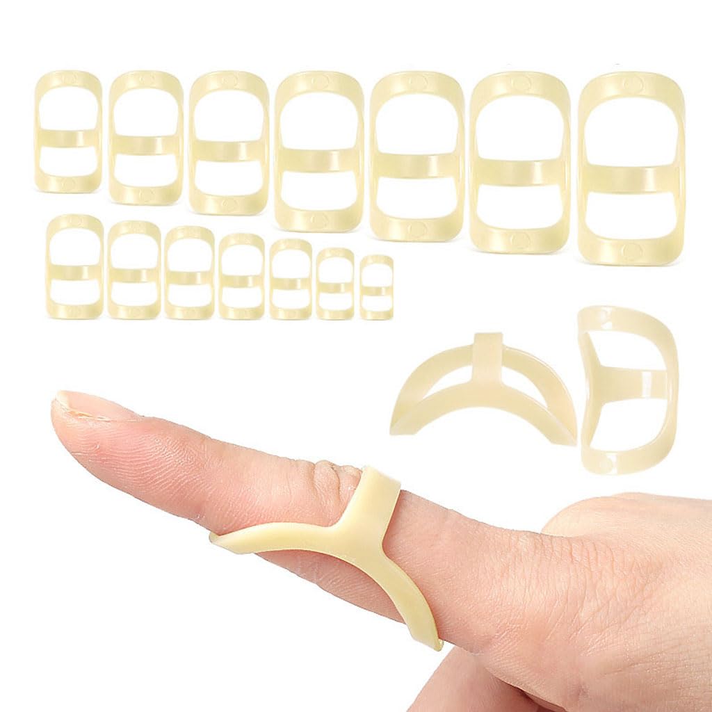 HANNEA Mallet Finger Splint for Joint Support with Universal Size 12 Fit and PP Material | Pain Relief and Finger Protection
