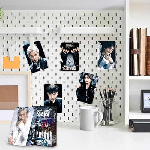 ZIBUYU® 184PCS StrayKids Collectible Photocards Stickers Gift Set Includes 60 Lomo Cards 32 Photocards