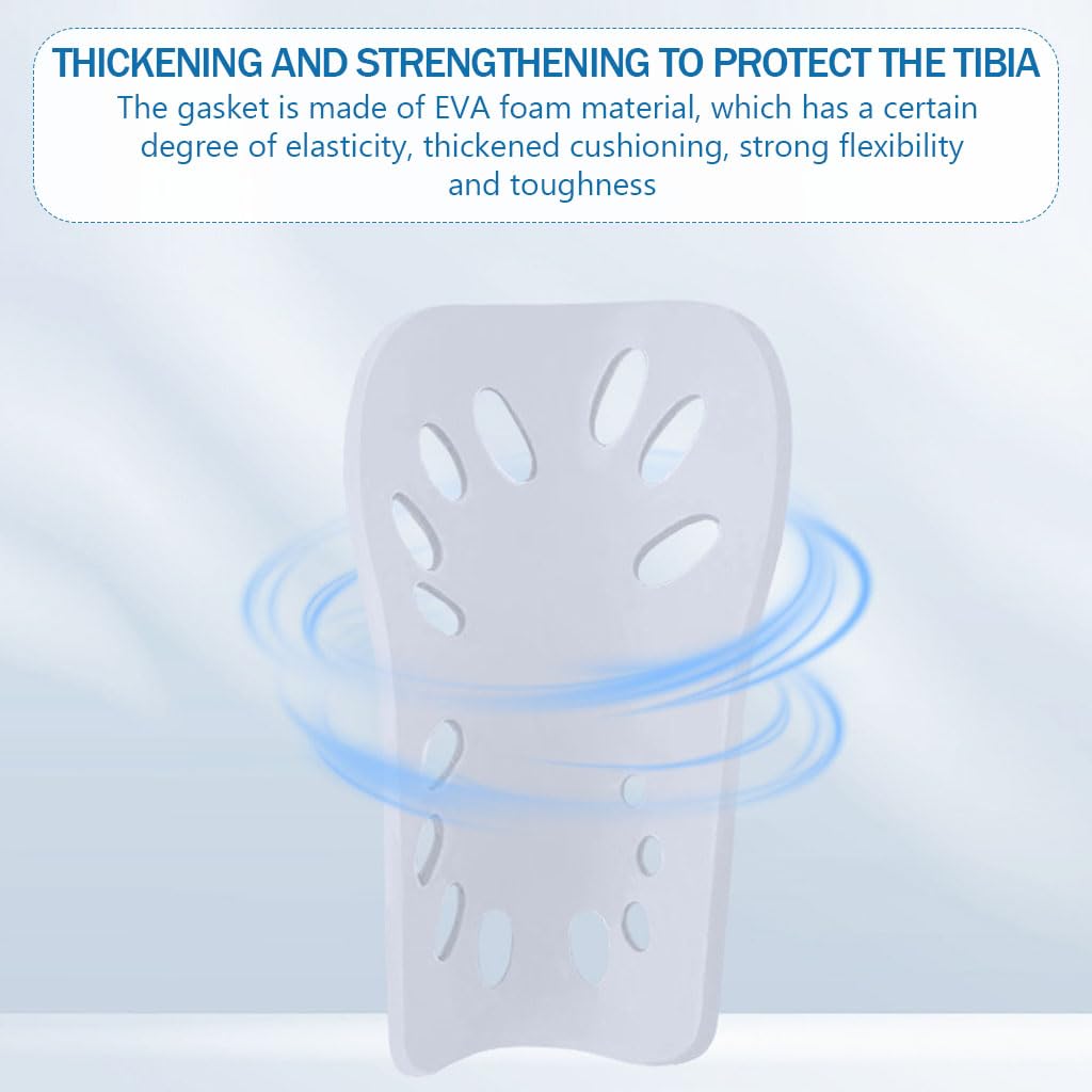 Proberos Shin Guards for Kids with EVA Padded Protection and 13.3 in Knee Socks | Black