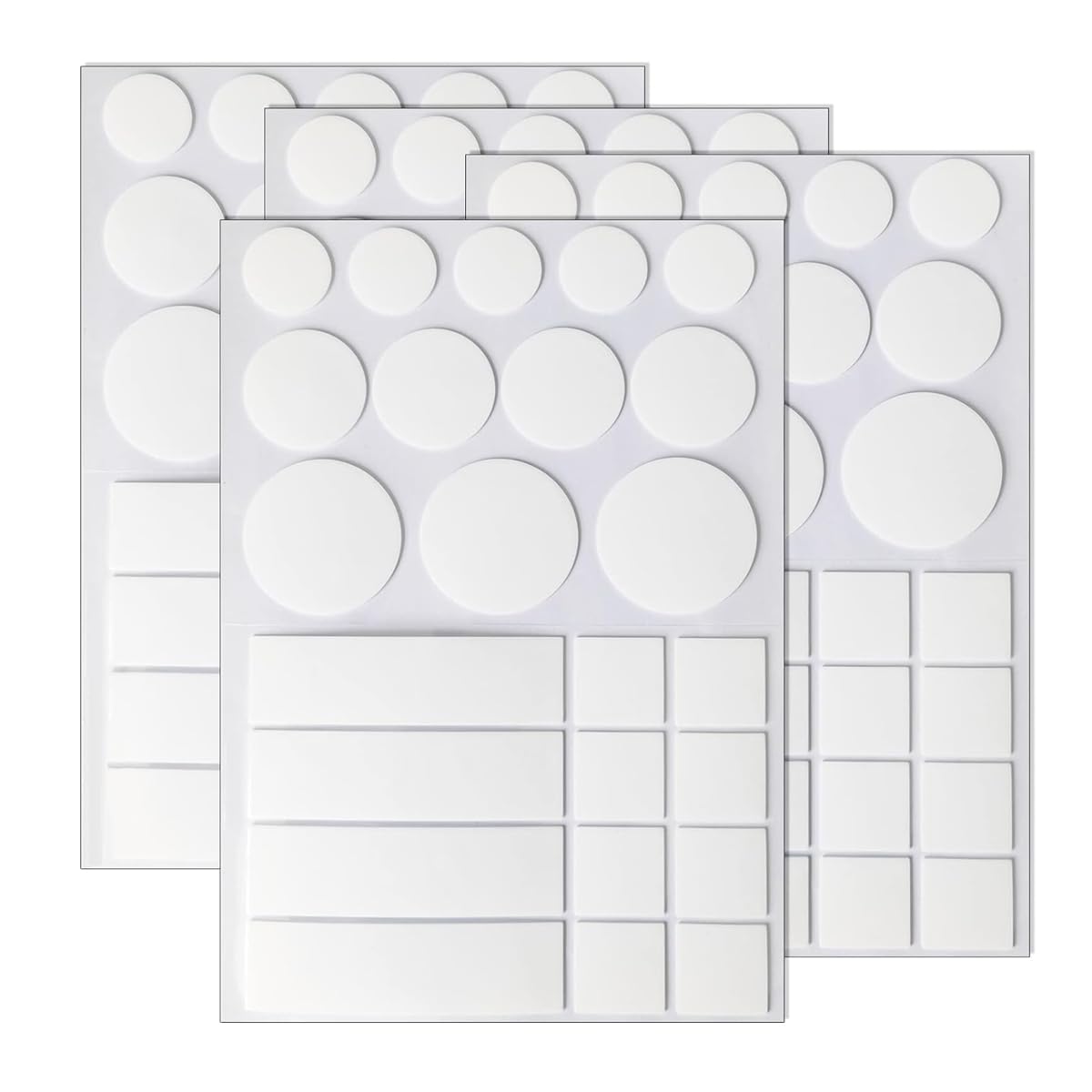 HASTHIP Double Sided Tape for Hanging Decorations with 24 PET Adhesive Pieces | Removable