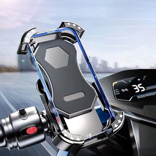 STHIRA® Bike Motorcycle Holder Riding GPS Cellphone Mount Handlebar & Rearview MirrorSamusng Bike Cycling Bracket