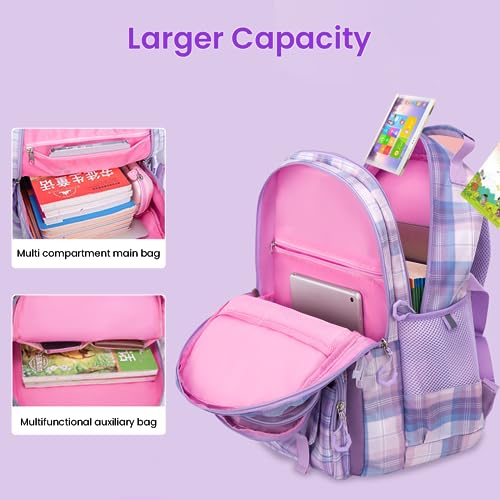 PALAY® StellaLou Cartoon School Backpack Large Capacity Bag for Girls Kids 6-12 Years Old 2 PCS