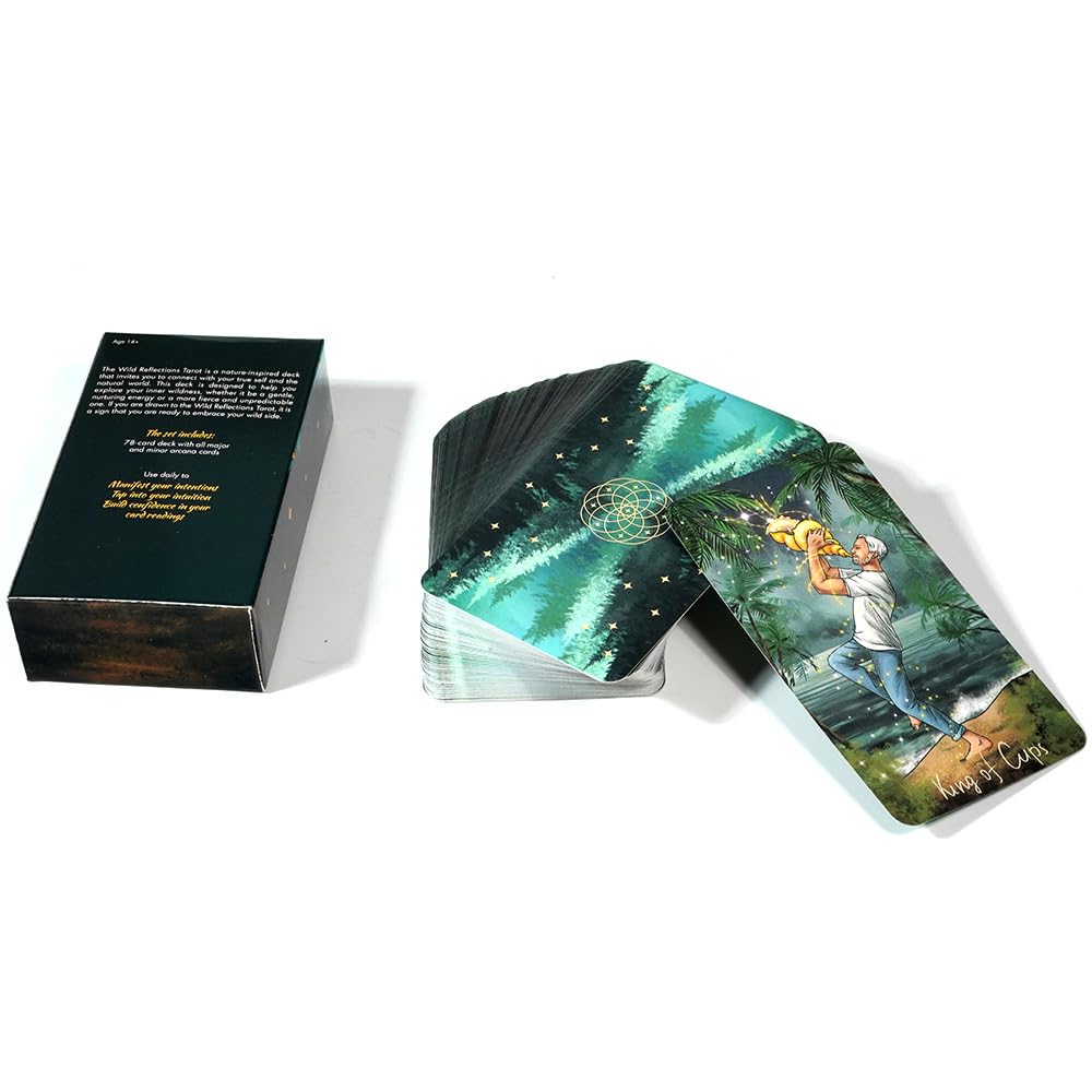 PATPAT Tarot Cards for Beginners with 78 Nature-Inspired Illustrations | Connect with Nature