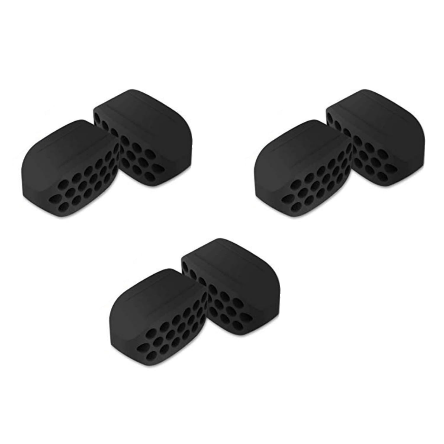 MAYCREATE Jawline Exerciser for Face and Neck Toning 6PCS with Food‑Grade Silicone | Men and Women Double Chin Reducer